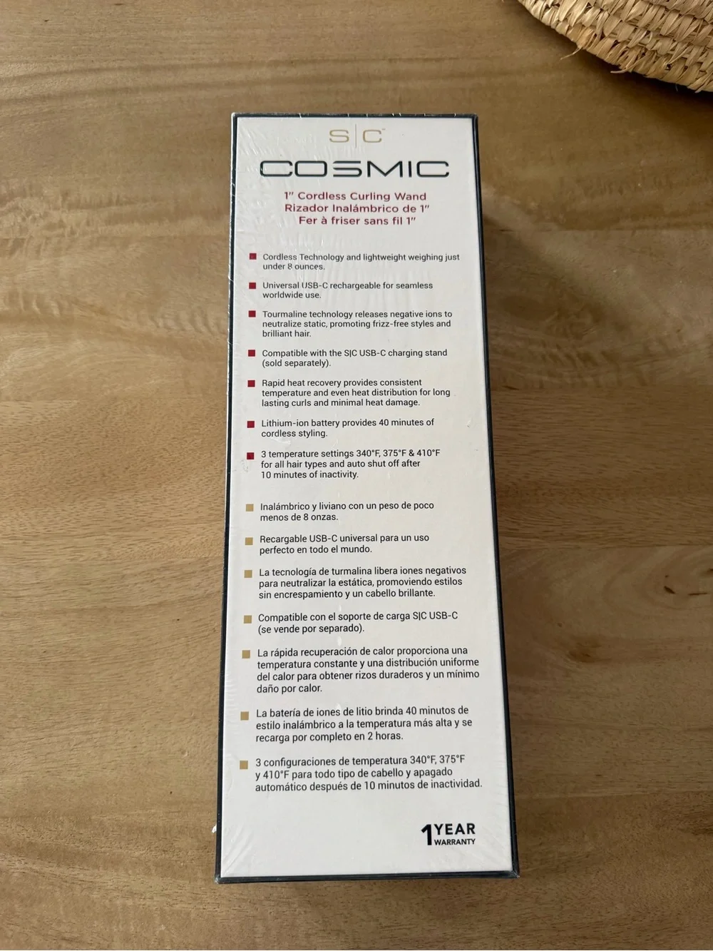 Stylecraft convenience settings—340°f box